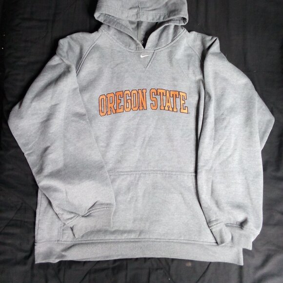 Vintage Nike Oregon State Beavers Mid Swoosh Hoodie Sweatshirt Travis Scott - Picture 3 of 6